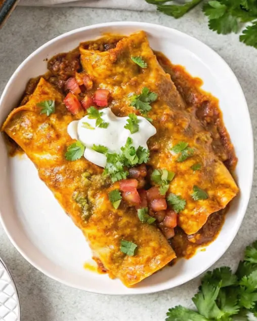 Ground Beef Enchiladas