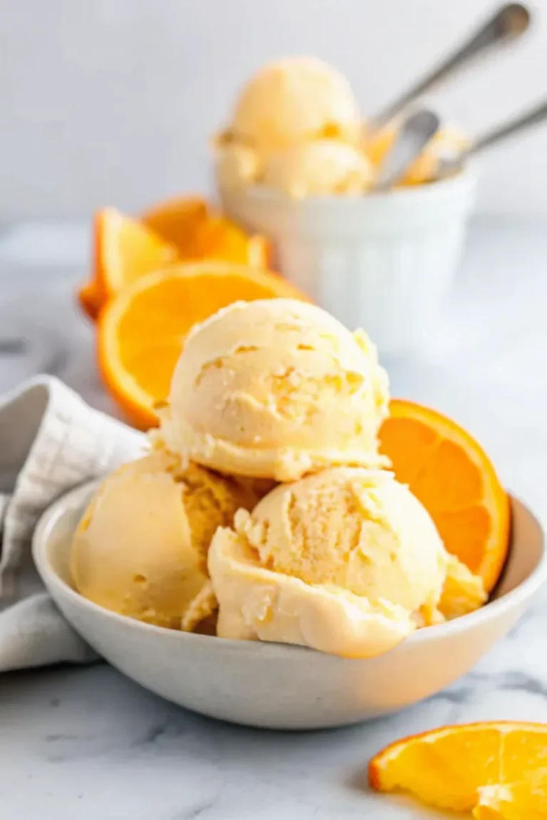 orange ice cream